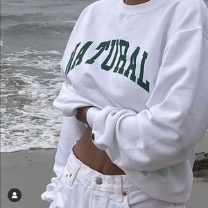 Museum of peace and quiet natural crew neck